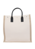 Rive Gauche Tote, &pound;595, Handbags, Cream, Canvas, Back view